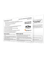 Patient Status Pocket Cards for Physicians